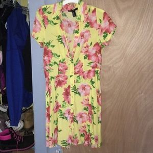 Flower print dress